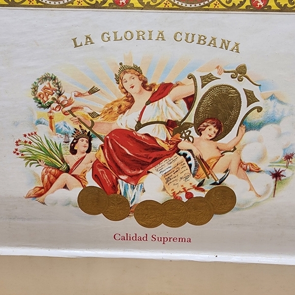 La‎ Gloria Cubana Wavell Calidad Suprema Vintage Cigar Box - Picture 6 of 16